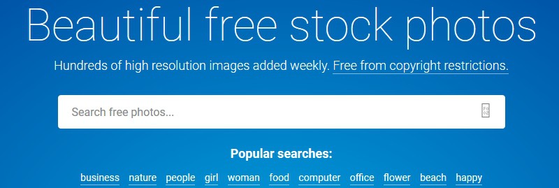 Los mejores bancos de imagenes gratis - Stocksnap