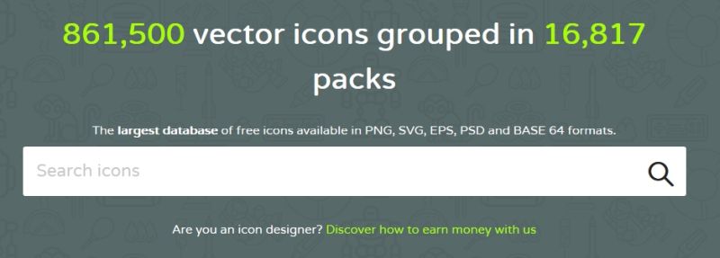 Descargar Iconos gratis con Flaticon